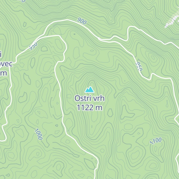 Map of Ostri vrh