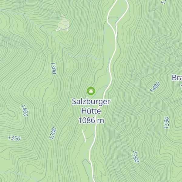 Map of Salzburger Hütte