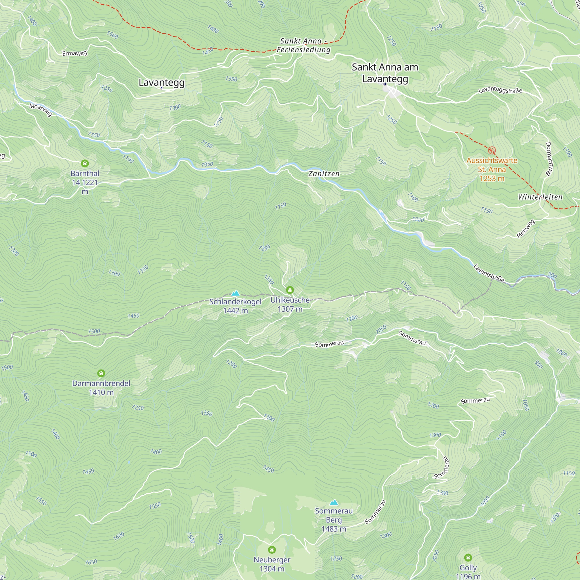 Uhlkeusche map