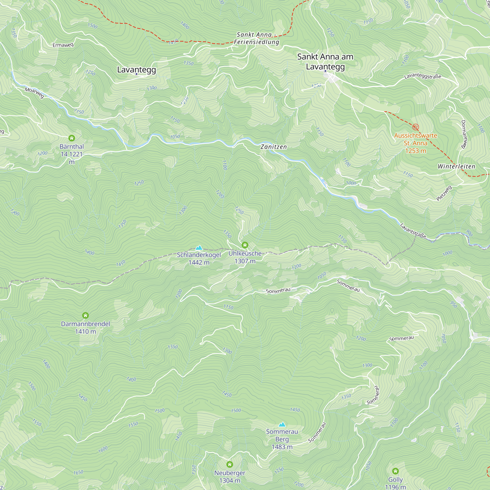 Uhlkeusche map