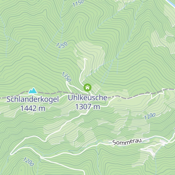 Map of Uhlkeusche