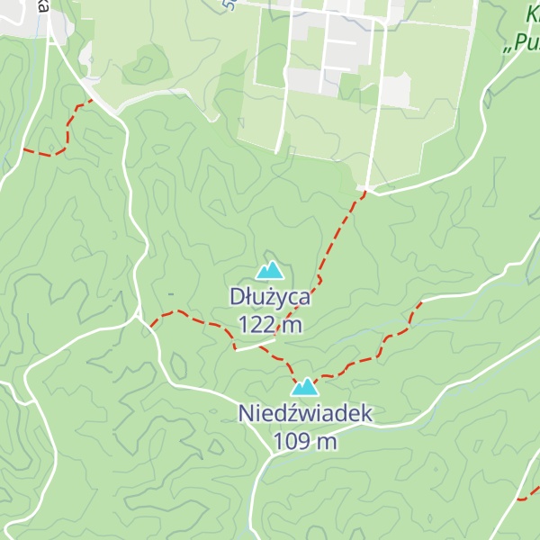 Map of Dłużyca