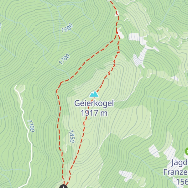 Map of Geierkogel