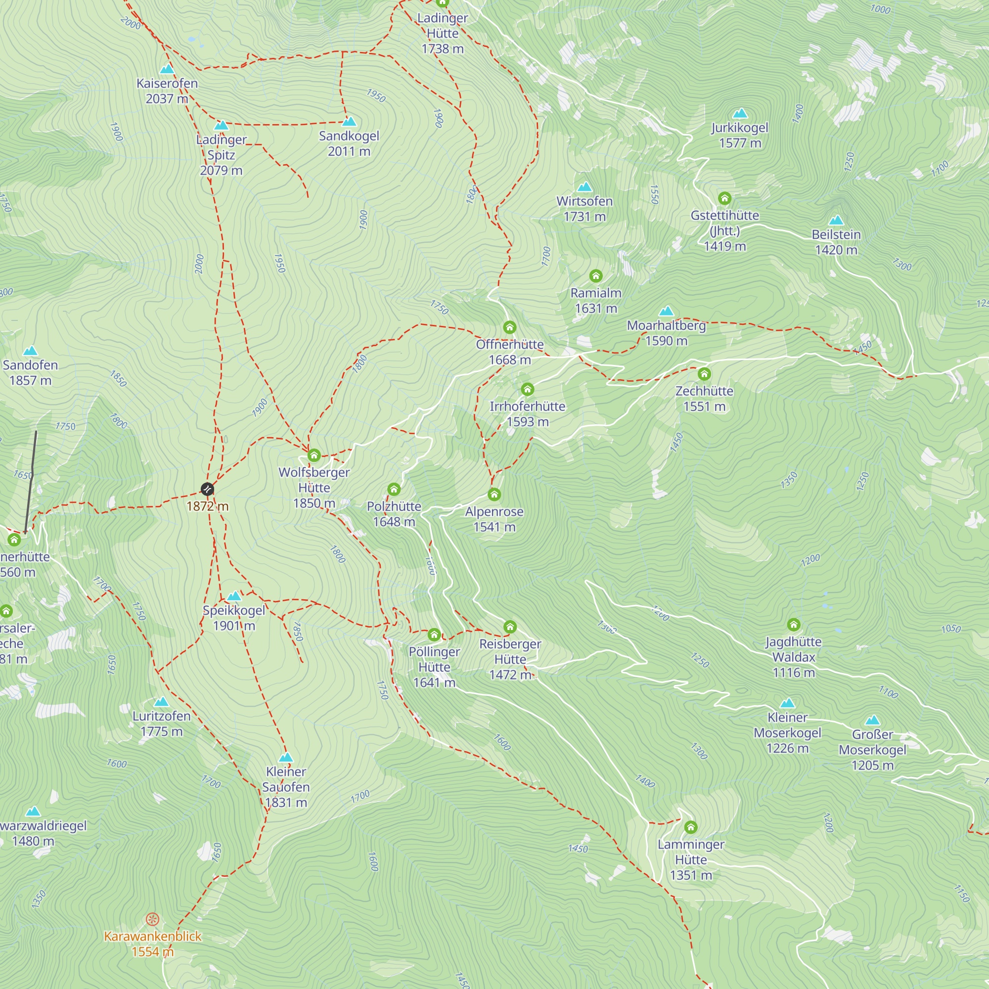 Alpenrose map