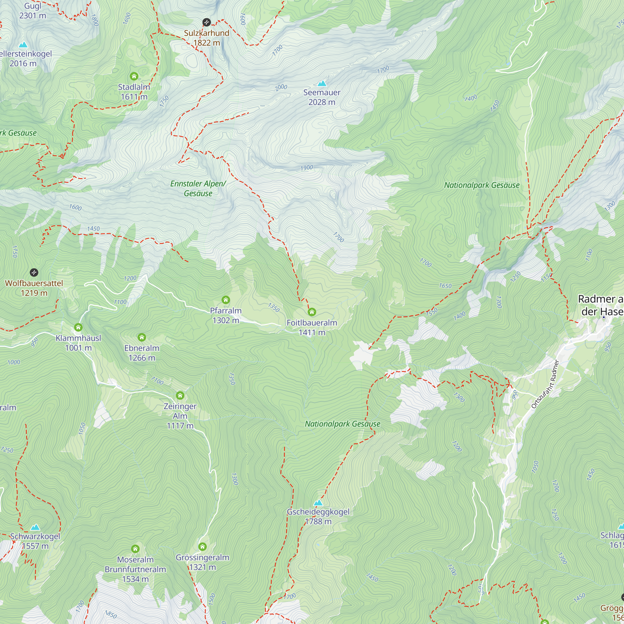 Foitlbaueralm map