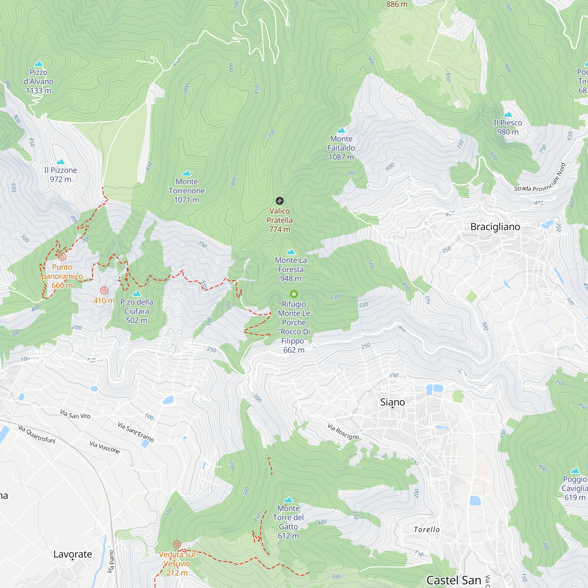 Rifugio Monte Le Porche "Rocco Di Filippo" map