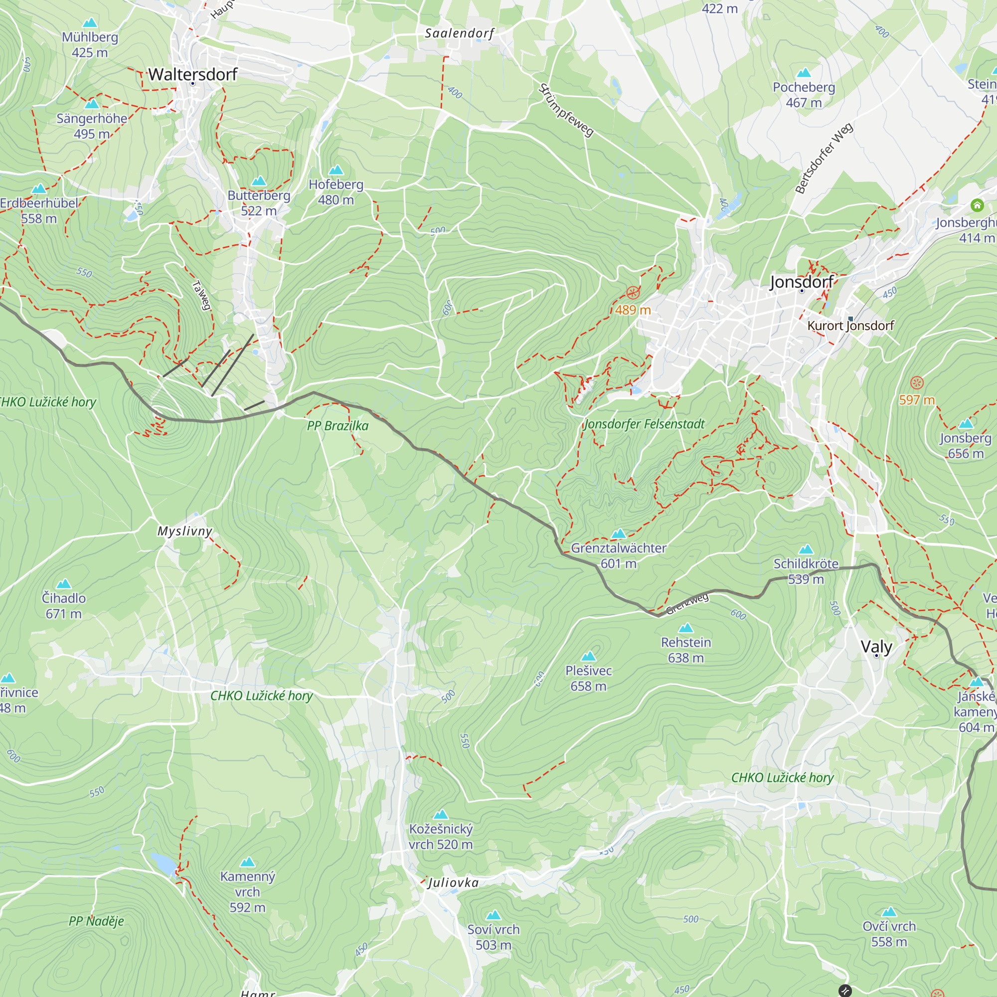 Try-Lo-Hütte map