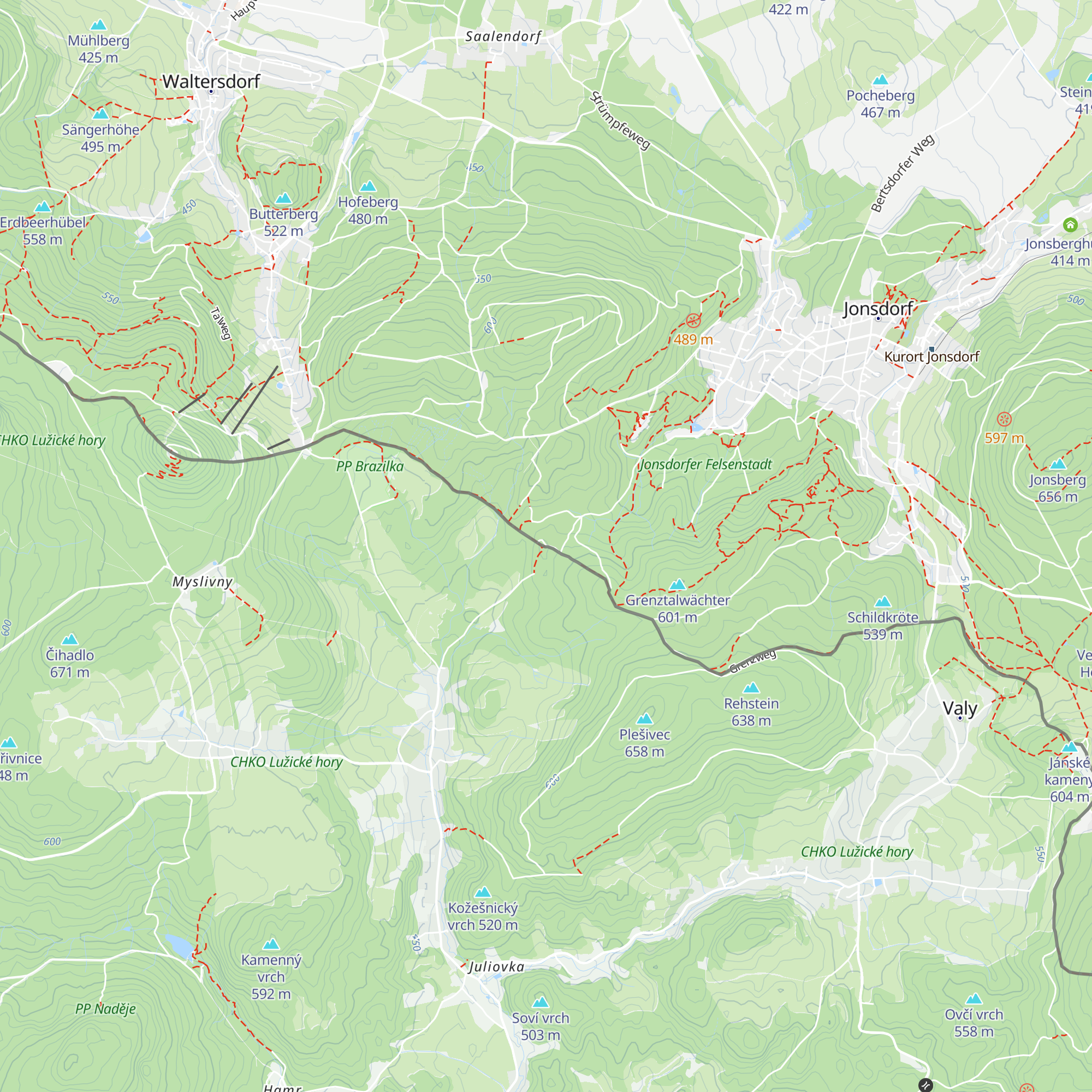 Try-Lo-Hütte map