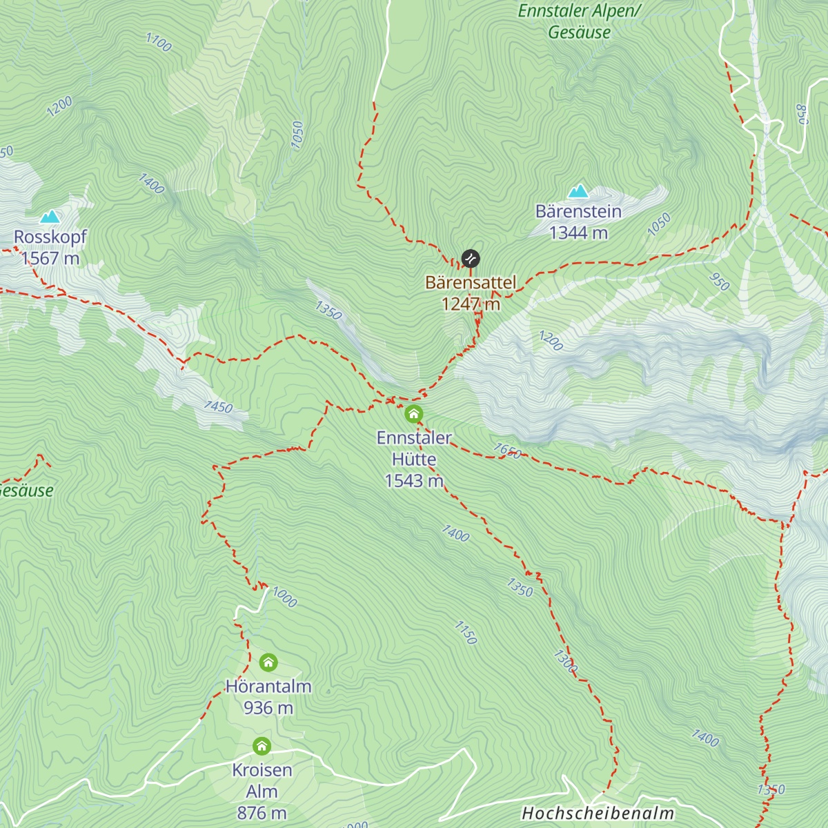 Ennstaler Hütte map