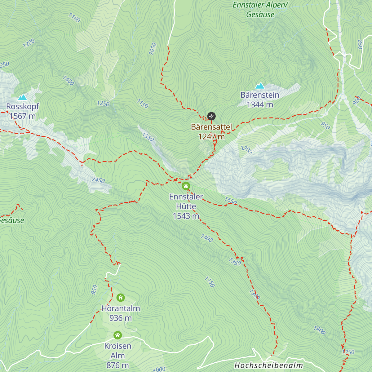 Ennstaler Hütte map