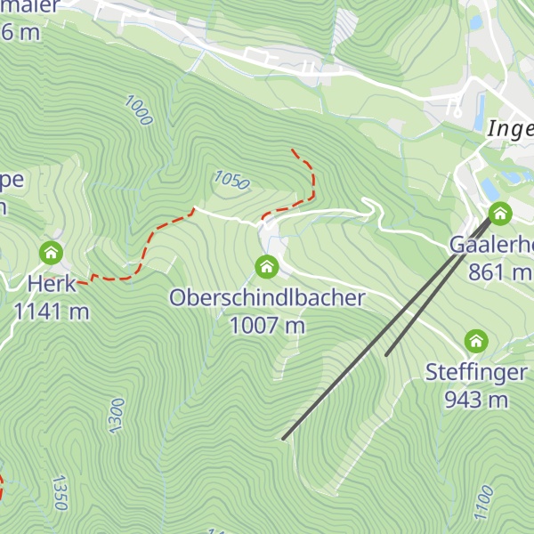 Map of Oberschindlbacher