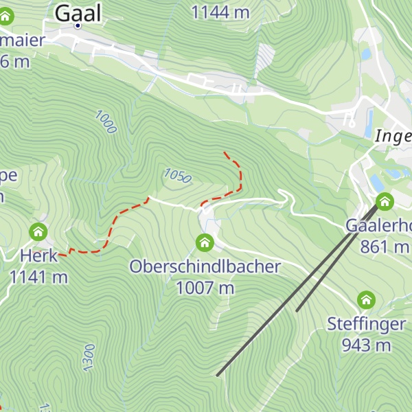 Map of Unterschindlbacher