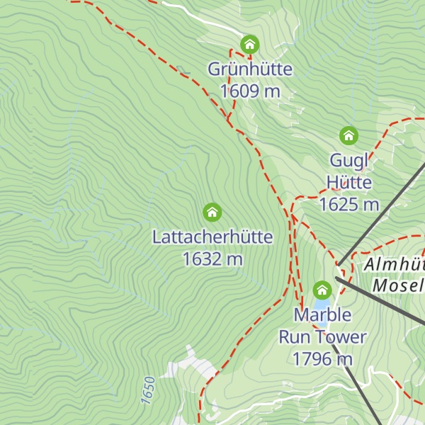 Map of Lattacherhütte