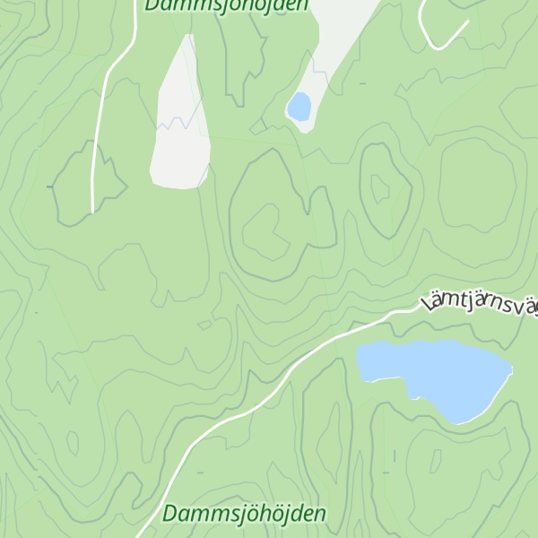 Map of Dammsjöhöjden