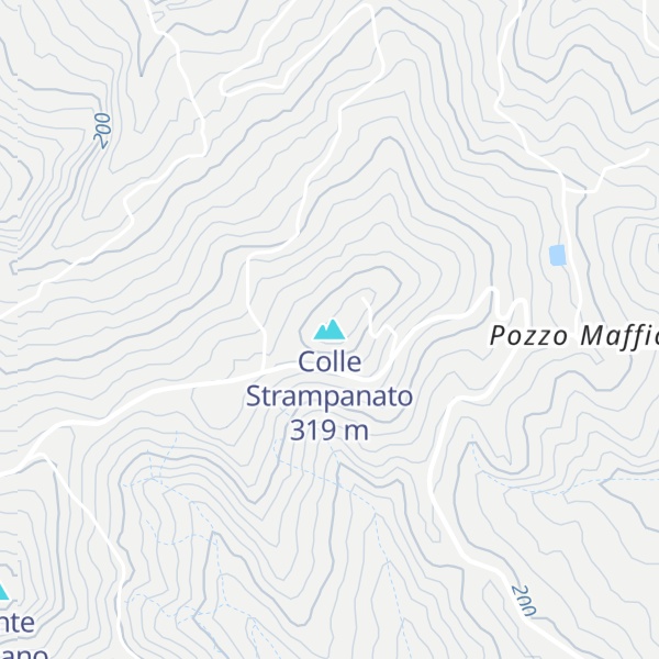 Map of Colle Strampanato