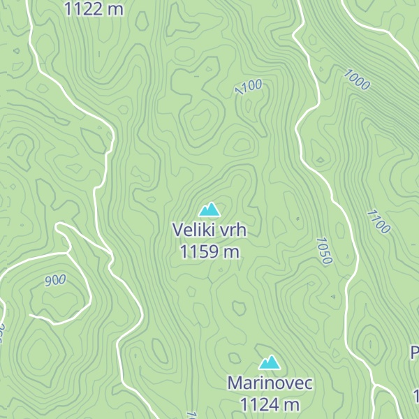 Map of Veliki vrh