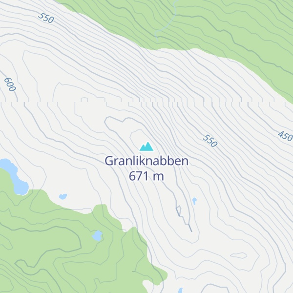 Map of Granliknabben