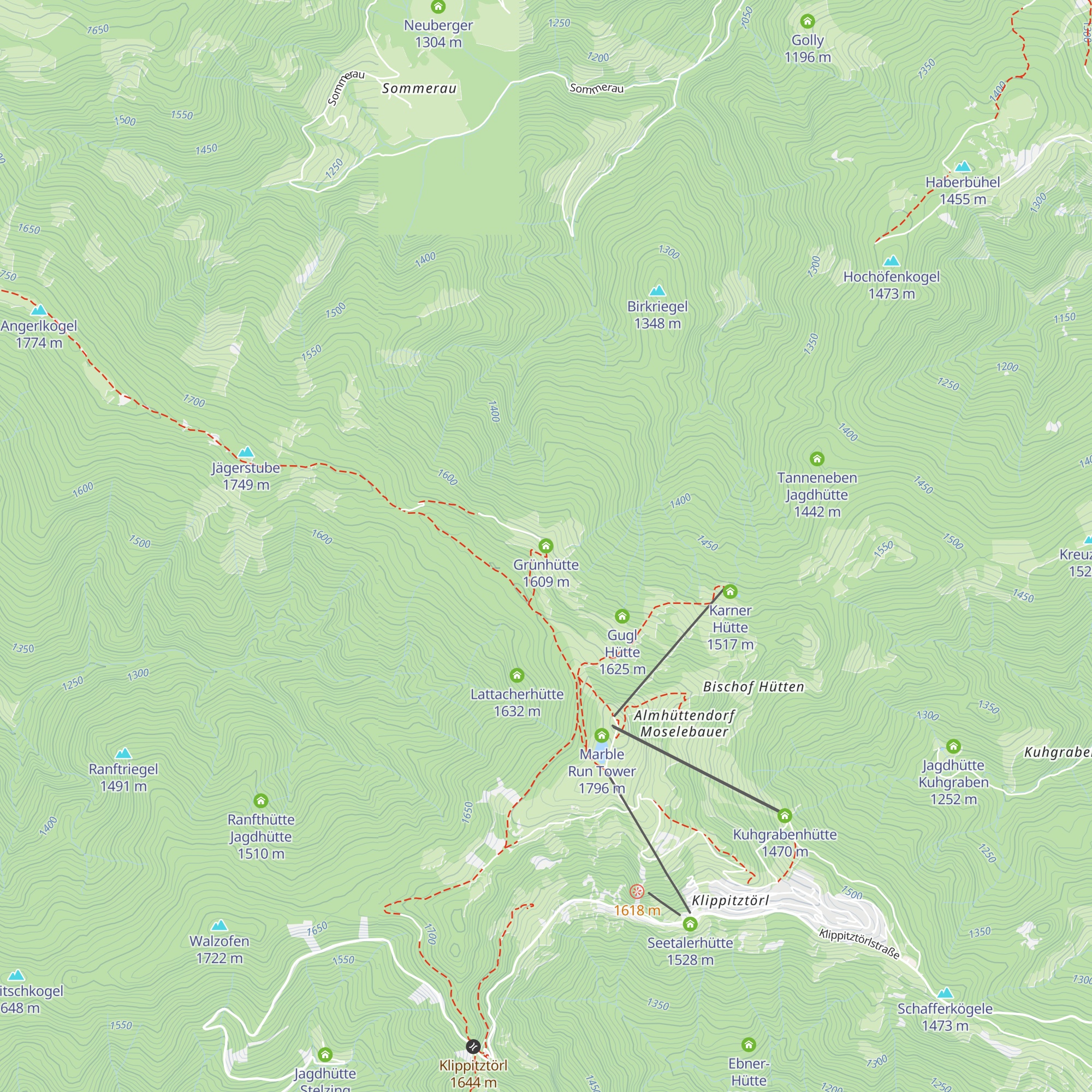 Grünhütte map