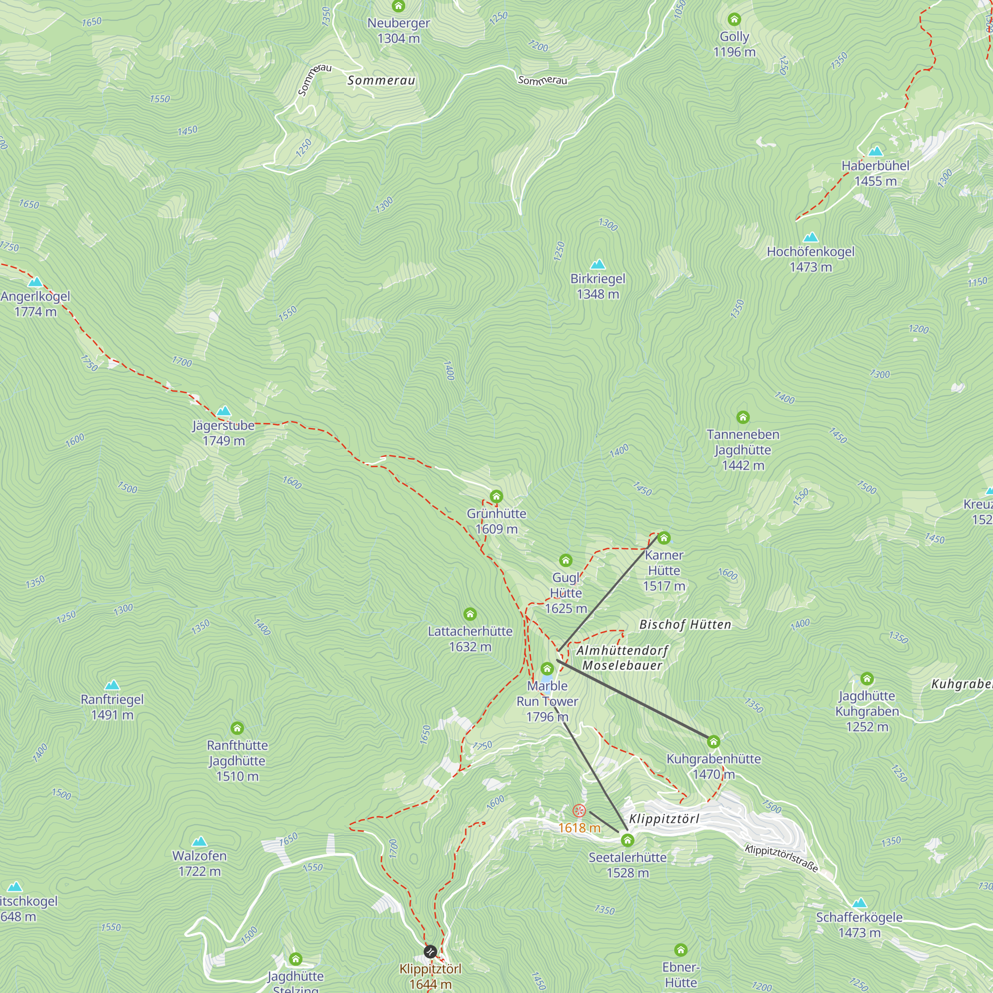 Grünhütte map