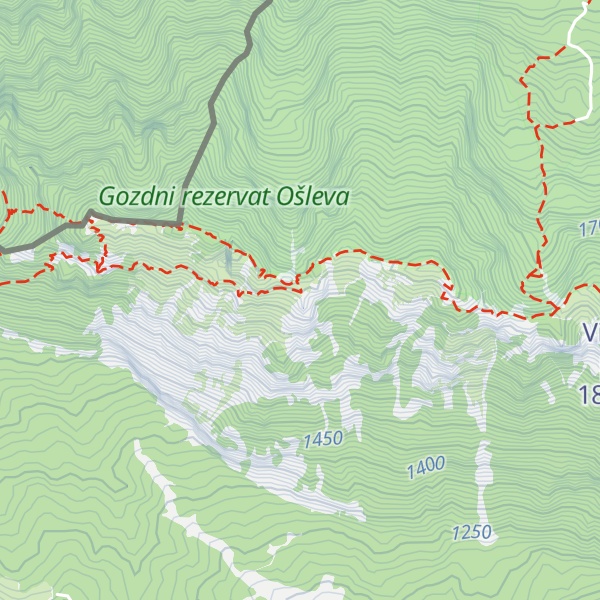 Map of Olševa