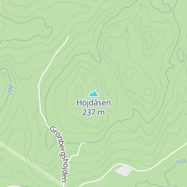 Map of Höjdåsen