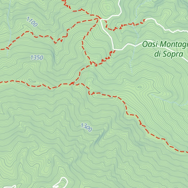 Map of Cima Valle di Piedimonte