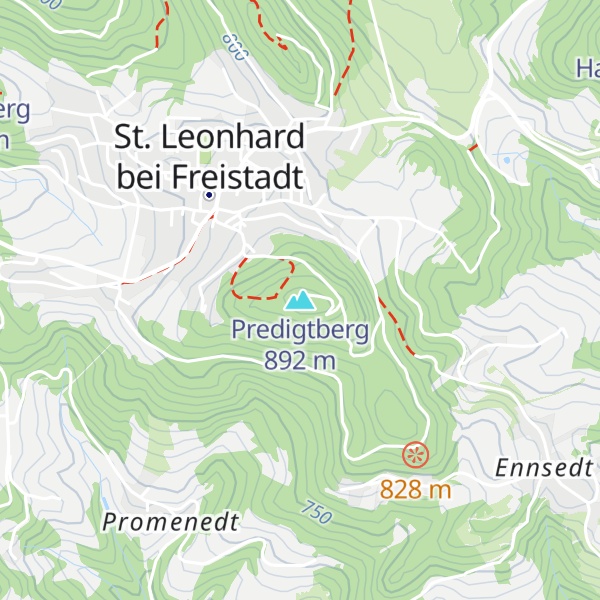 Map of Predigtberg