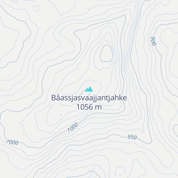 Map of Båassjasvaajjantjahke
