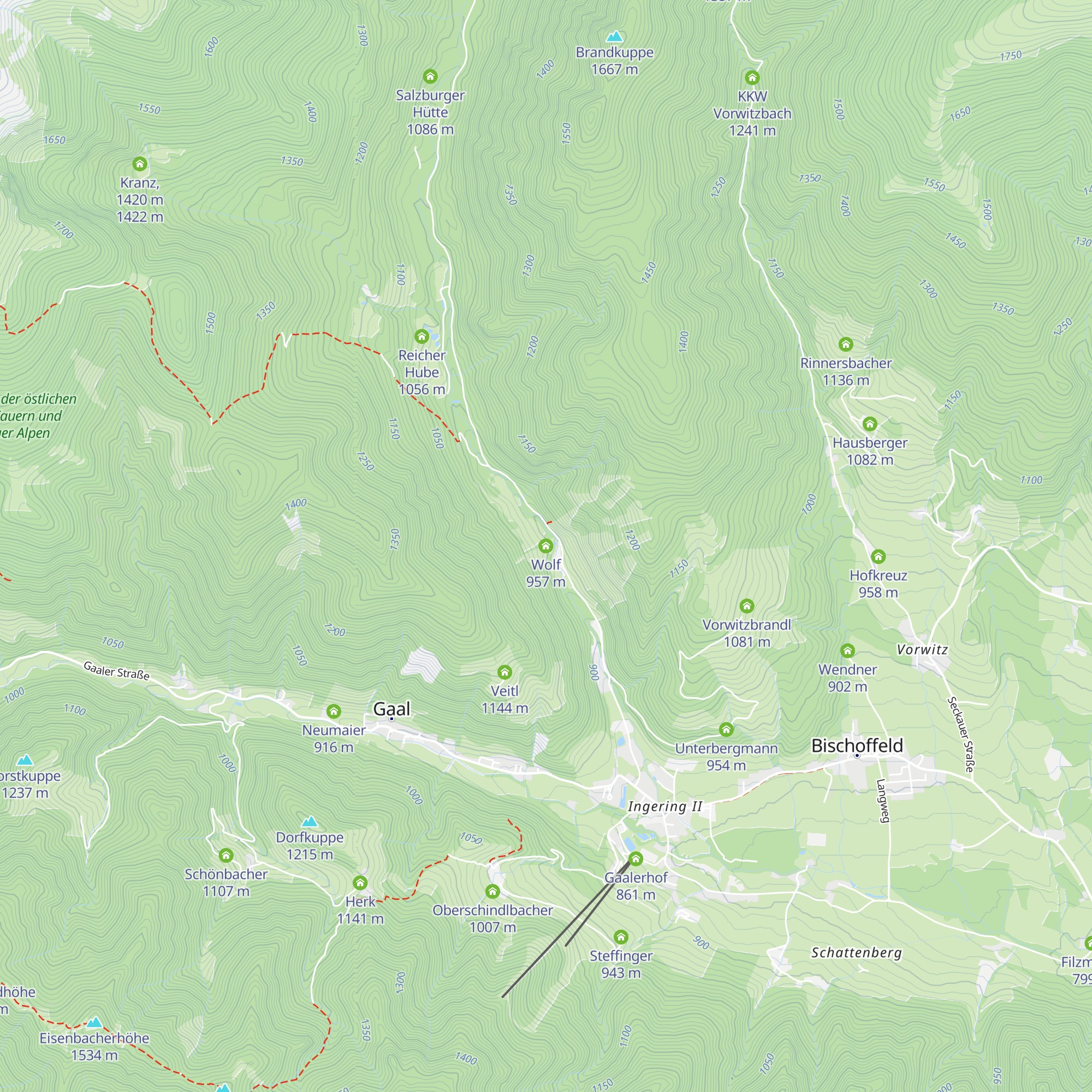 Wolf map
