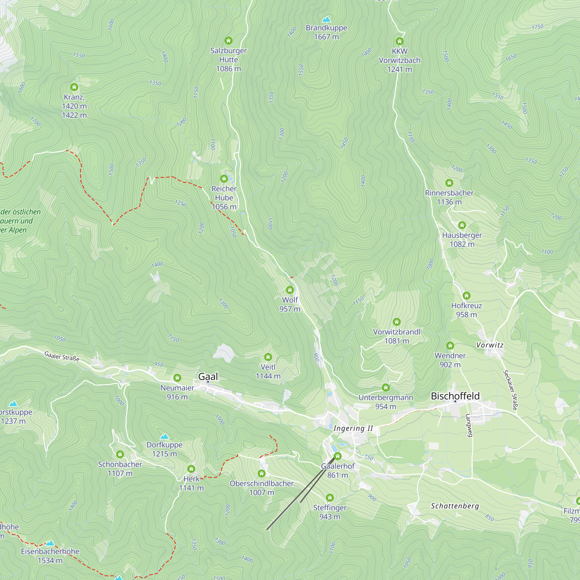 Wolf map