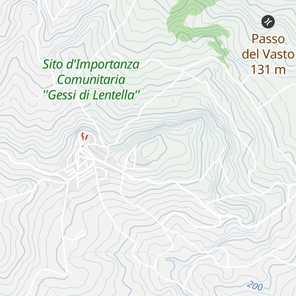 Map of Monte Calvario