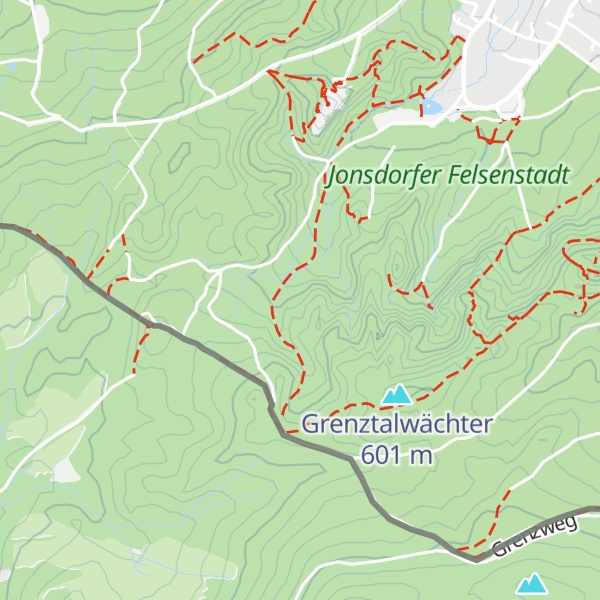 Map of Friedrichssteine