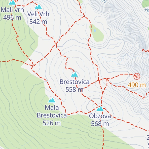 Map of Brestovica