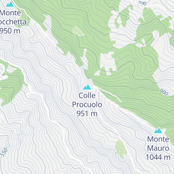 Map of Colle Procuolo