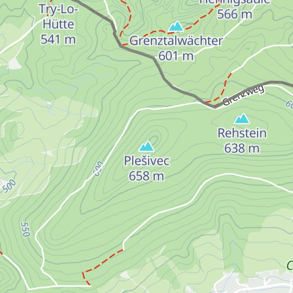 Map of Plešivec