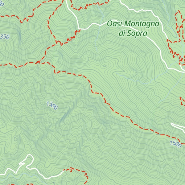 Map of Monte Ciesco Bianco