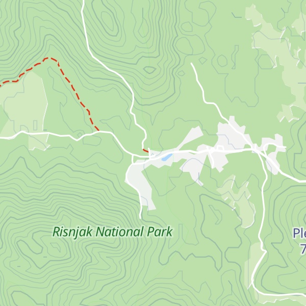 Map of Uprava Nacionalni Park Risnjak