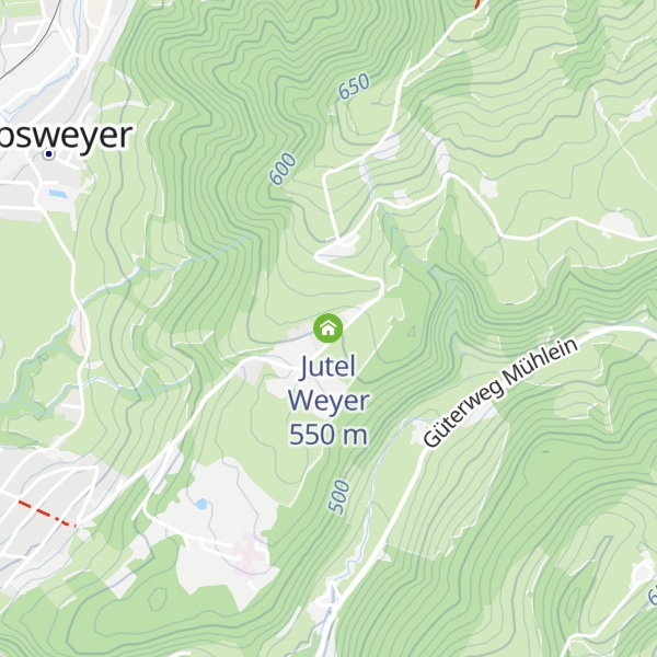 Map of Jutel Weyer