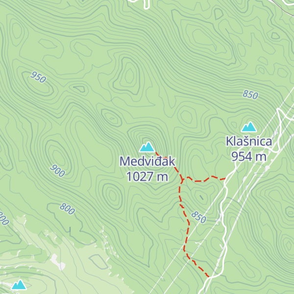 Map of Medviđak