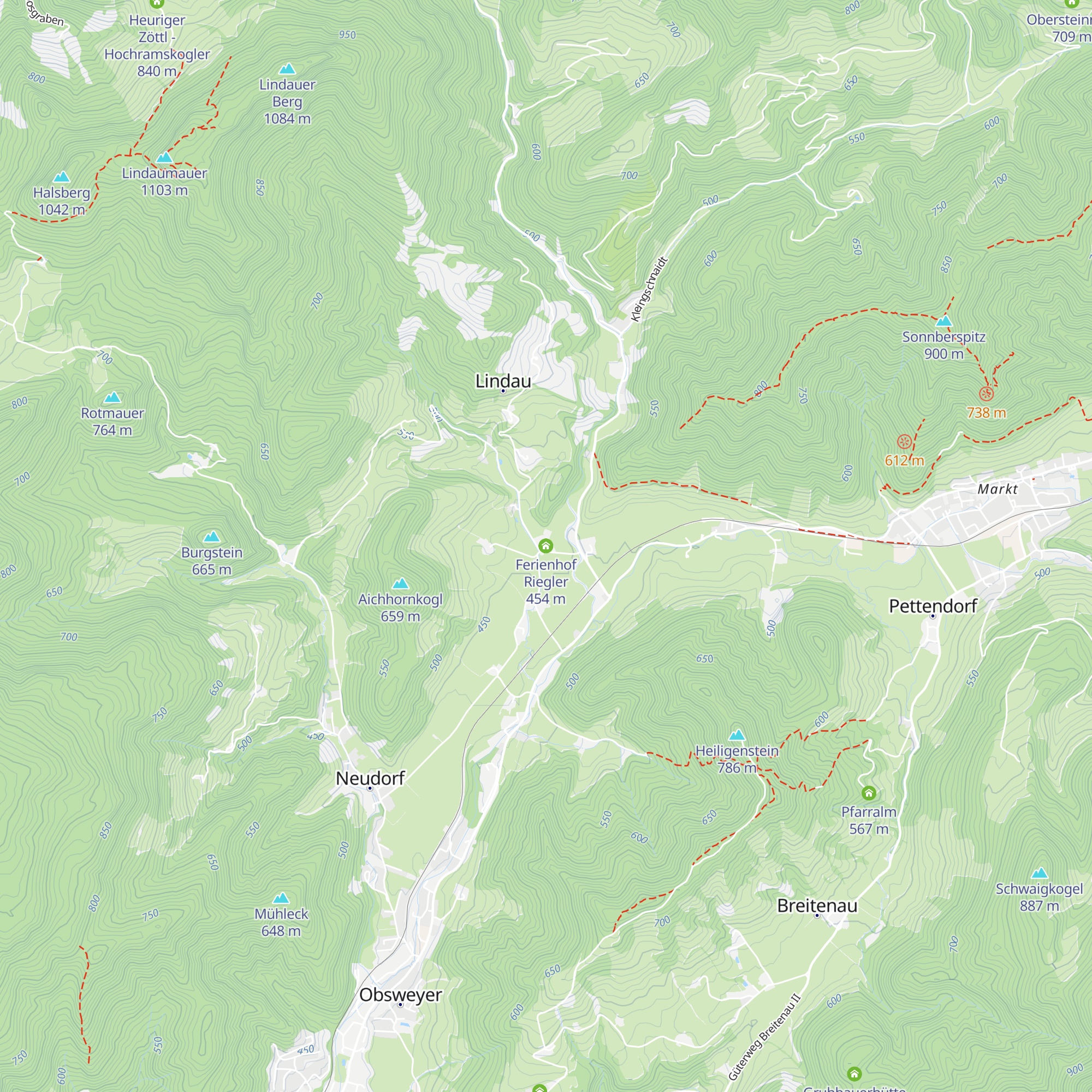 Ferienhof Riegler map