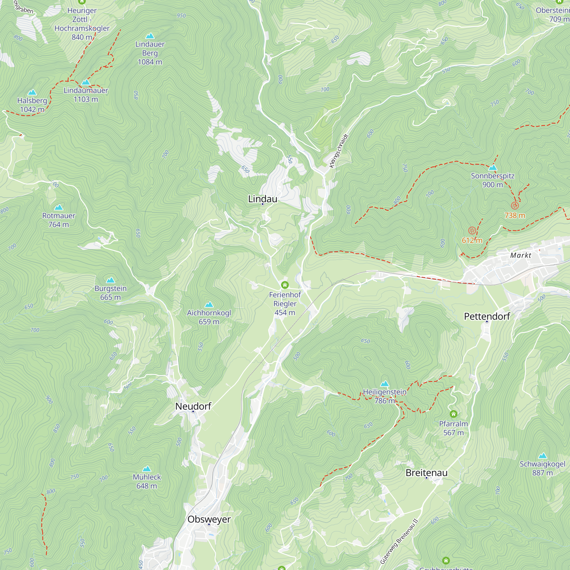Ferienhof Riegler map