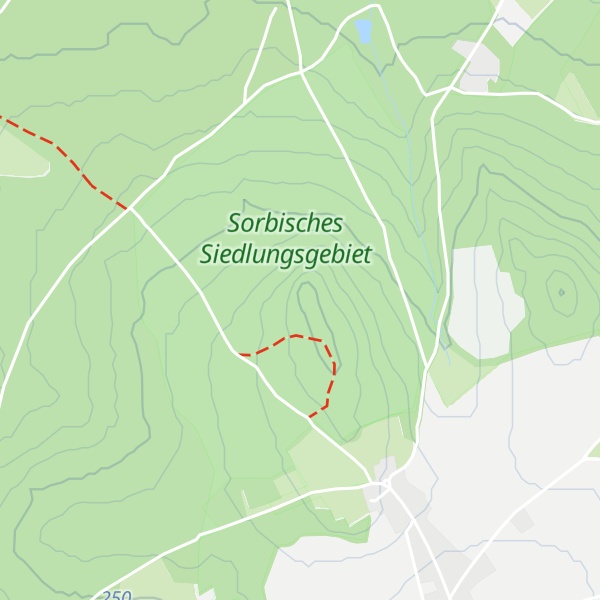 Map of Hohe Dubrau