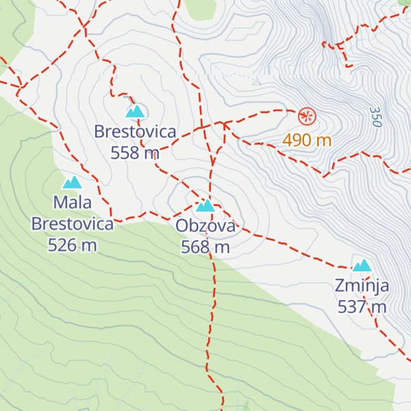 Map of Obzova