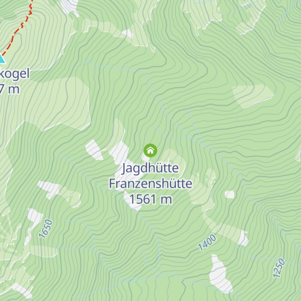 Map of Jagdhütte Franzenshütte