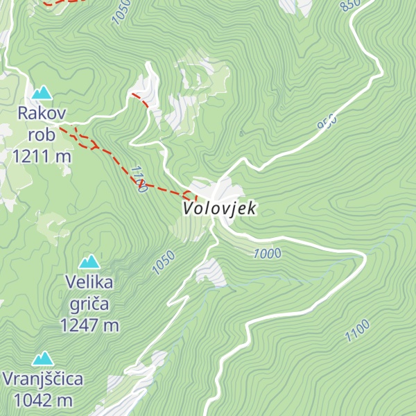 Map of Okrepčevalnica na Kranjskem Raku