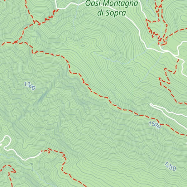 Map of M. Acerone di Avella ( Toppole )