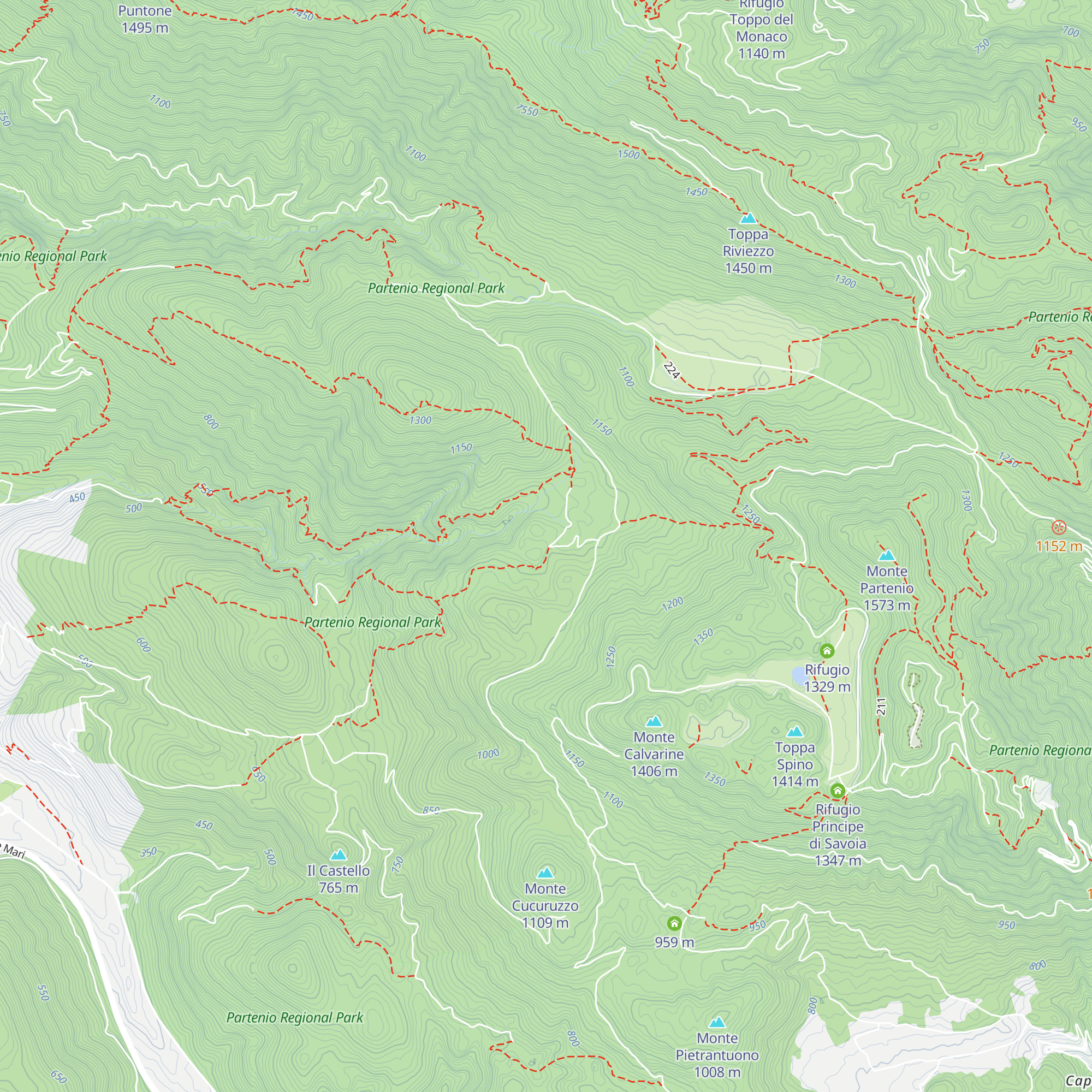 Rifugio Valle Fredda map