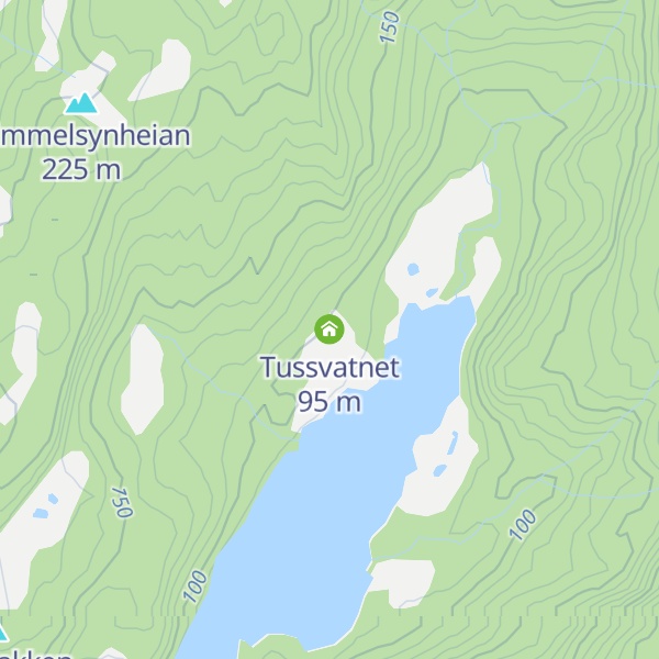 Map of Tussvatnet