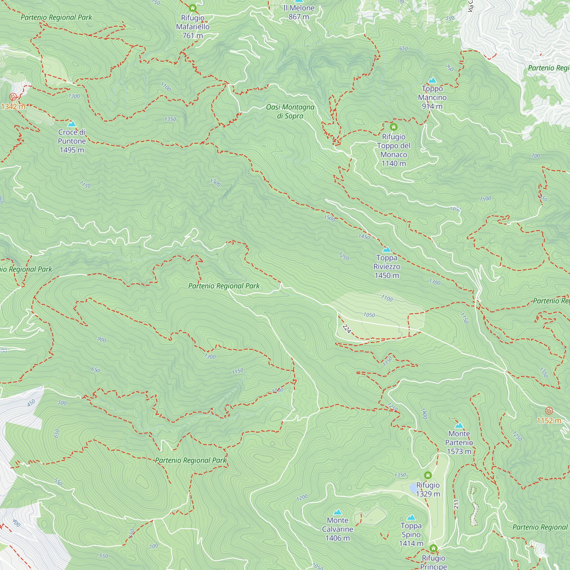 Rifugio Fonte San Giovanni map