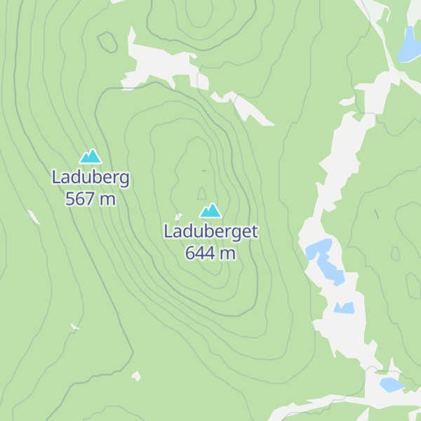 Map of Laduberget